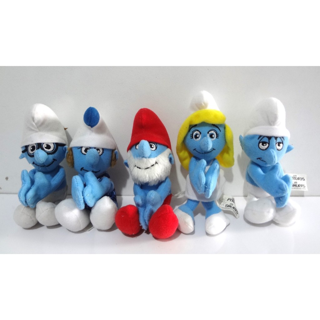 Boneco Smurf em Pelucia McDonald's