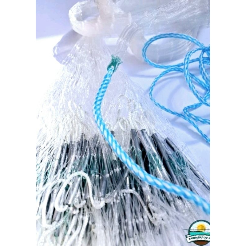 Tarrafa De Pesca Para Carpa Tilapia Cascudo 10mts Malha2.0(4cm)Fio0.40 Altura1.80
