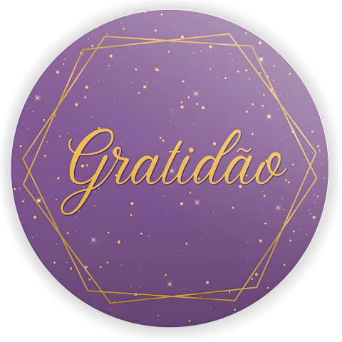 Painel Festa Infantil Redondo Gratidão letras Douradas, Fundo Lilás Geométrico + Arco, Suporte incluso. Fazemos personalizado com qualquer tema. Confeccionado em Lona fosca, impressão de alta resolução. cenário Circular p/ Decoração