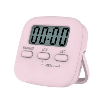 Mini Timer Digital 7,5x5Cm De Cozinha Temporizador Com Alarme Branco Ou Rosa Super Prático E Fácil em Oferta na Shopee