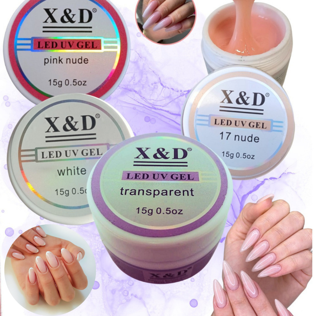 1 Unidade Gel X&d 15g Led Uv Gel para Unhas Xd Profissional Acrigel Alongamento Xed Diversas Cores em Oferta na Shopee