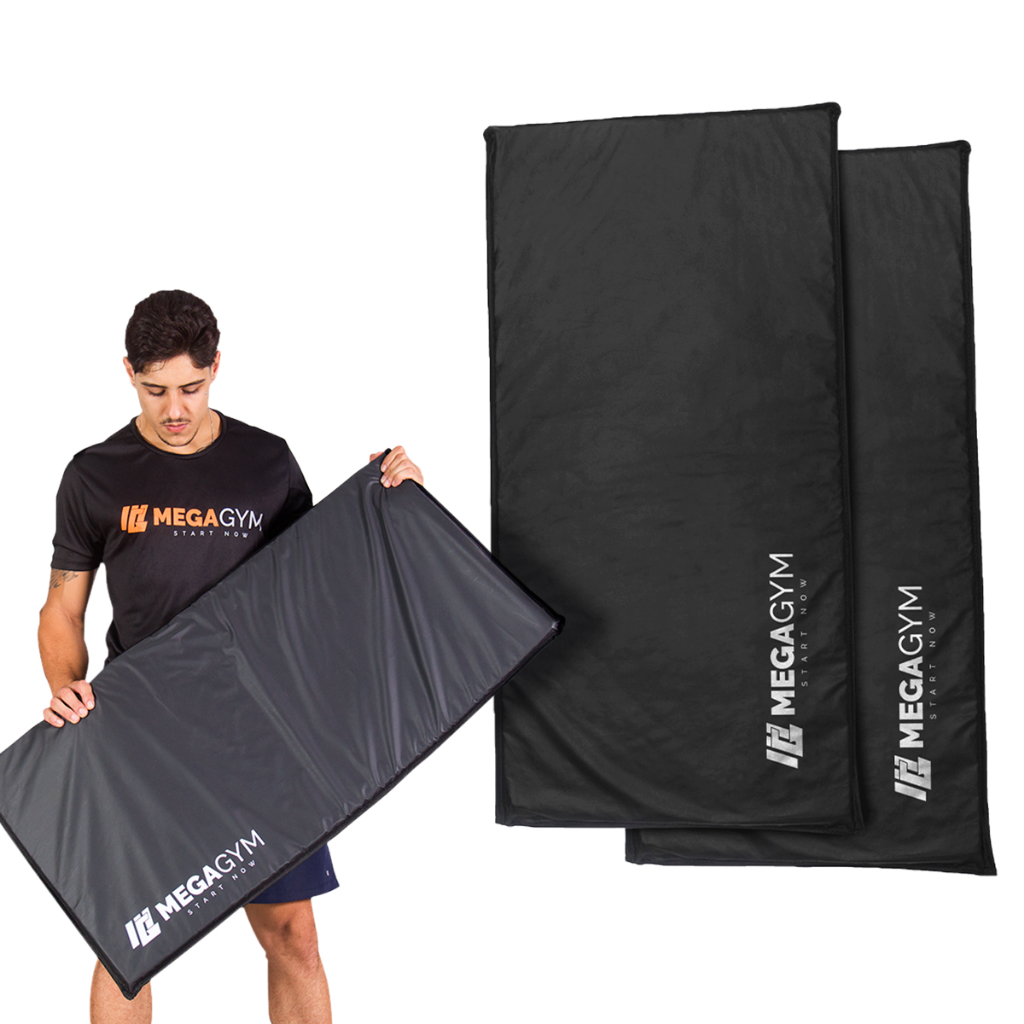 Kit 2 Colchonete Academia Treino Fitness Abdominal 100cmX50cmX3cm