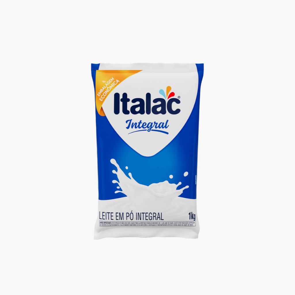 Leite Em Pó Integral 1kg Saco - Italac