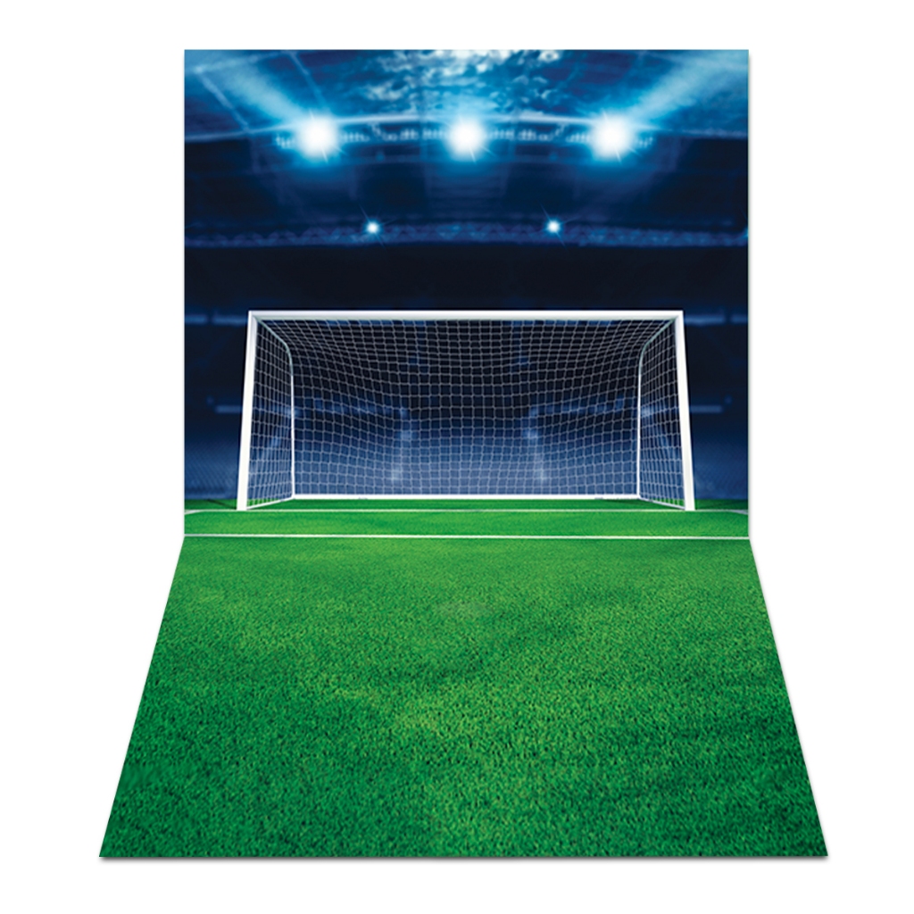 Fundo Fotográfico Cenário Campo De Futebol Em tecido PN-0836