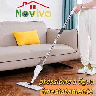 Spray Mop 3/2/1Refil Kit - Flash Rodo Esfregão: Horizontal Rotativo 360° Dobrável Mágico Mop - Noviva em Oferta na Shopee