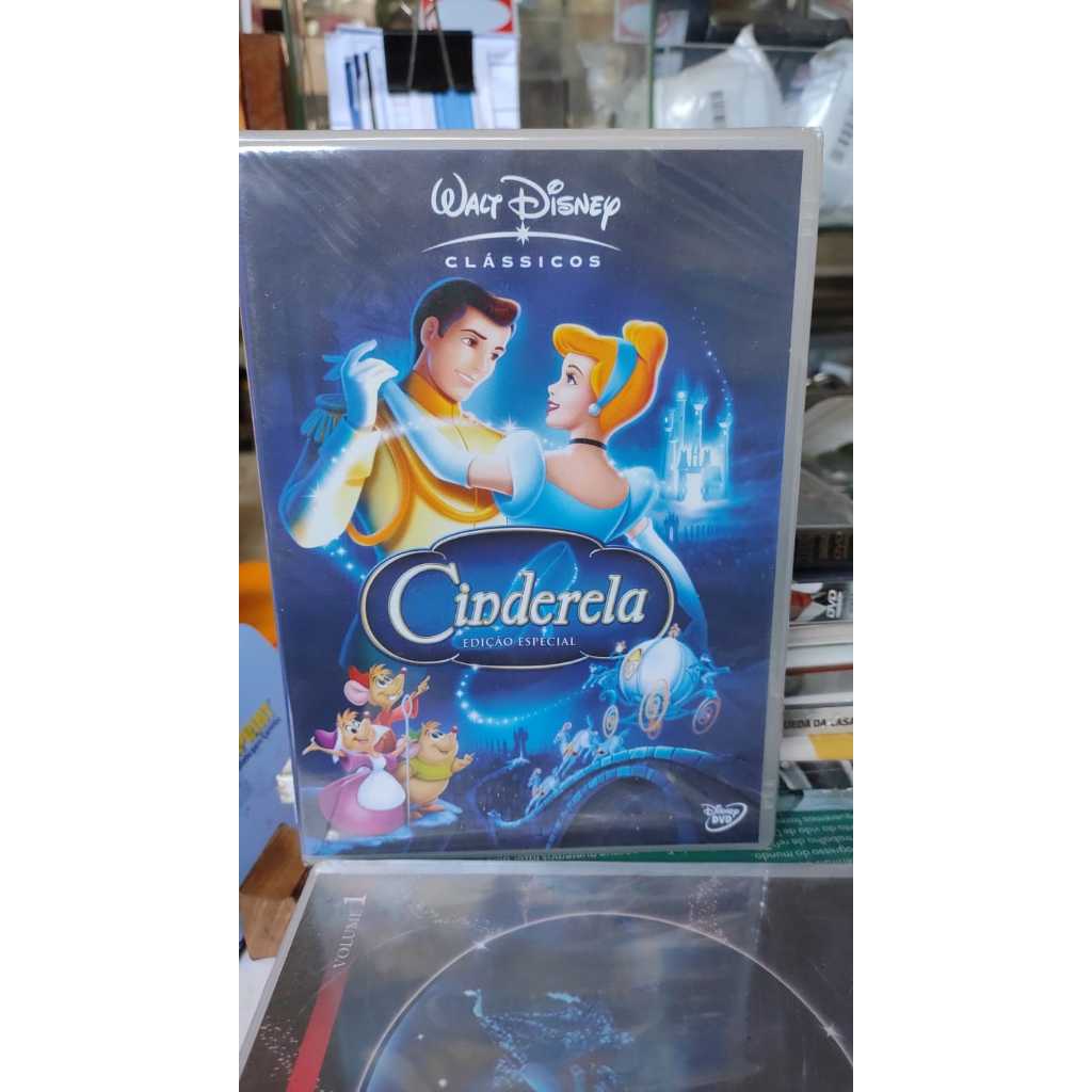 DVD Cinderela - Edição Especial - Walt Disney Clássicos - Novo