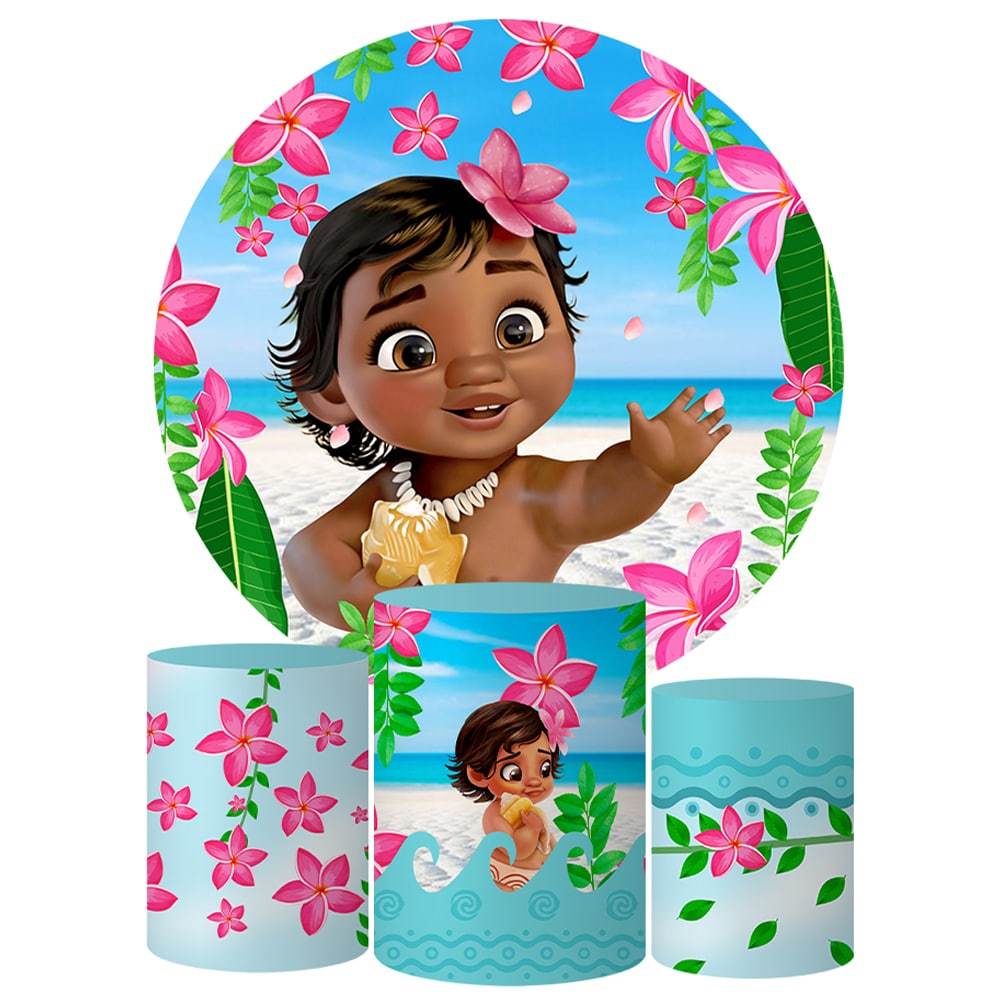 Trio Capa Cilindro + Painel Tema Moa Baby Veste Fácil em Oferta na Shopee