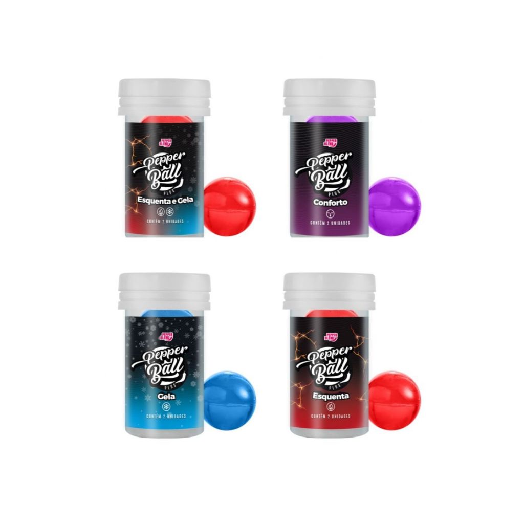 Bolinhas Explosivas Pepper Ball  Funções c/2 - Sex Shop