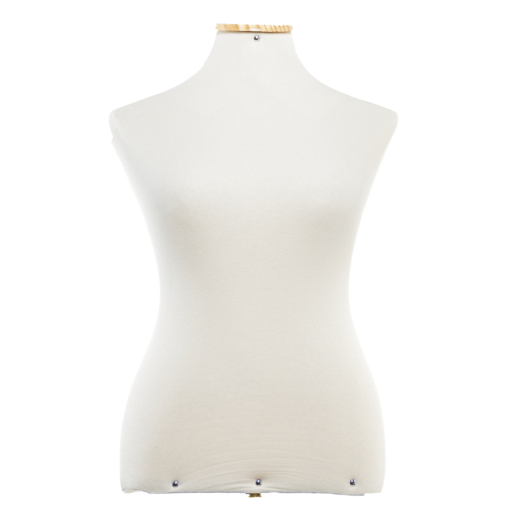 1 Busto Manequim Feminino Para Corte Costura com Base Pedestal Retro - Moda Loja Roupas