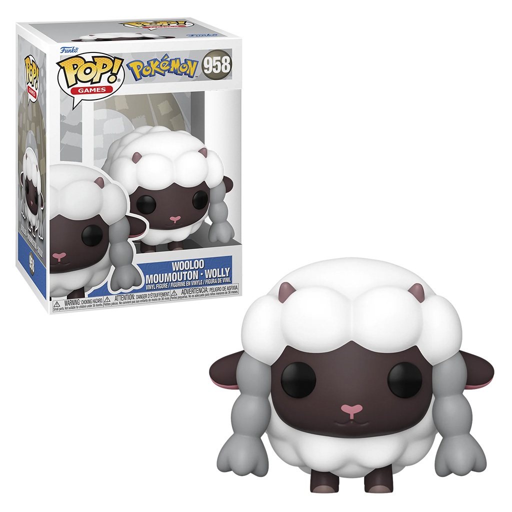 FUNKO POP GAMES POKEMON S7 - WOOLOO 958 NOVO ORIGINAL em Oferta na Shopee
