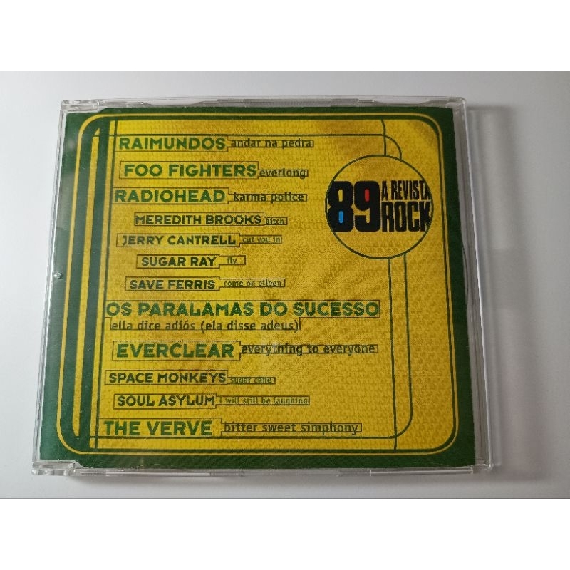CD 89 A Revista Rock N° 4 - Raimundos, Foo Fighters, Radiohead, Em Excelente Estado