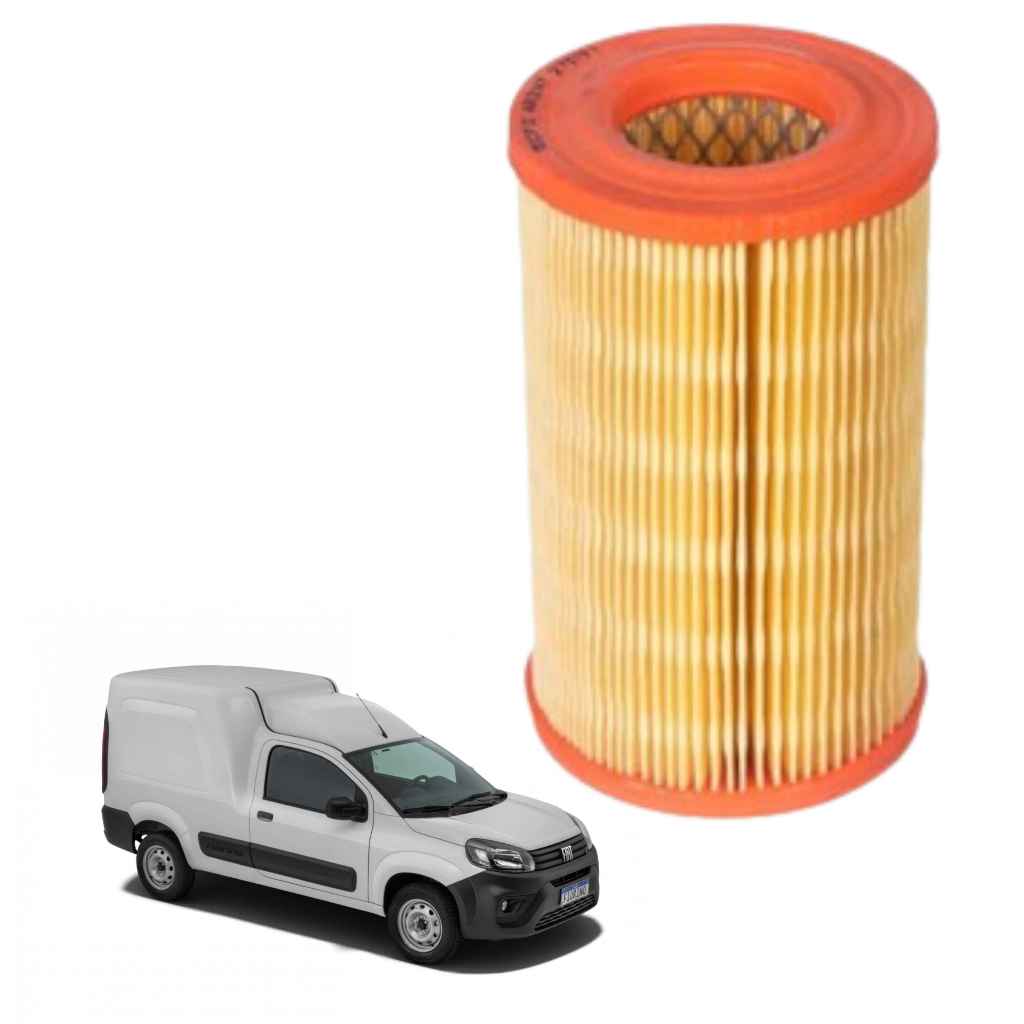 FILTRO DE Uno Fiorino Elba motor 1.5 1.6 tubolar  filtro de ar uno tubolar FA1571 em Oferta na Shopee