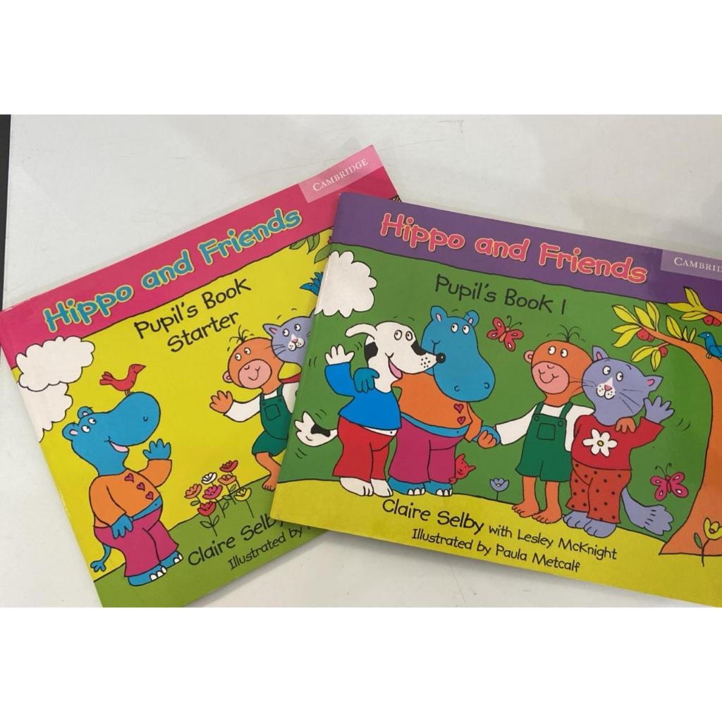 Livros aprendendo inglês Hippo and friends book 1 and book starter Teachers book starter - Cambridge