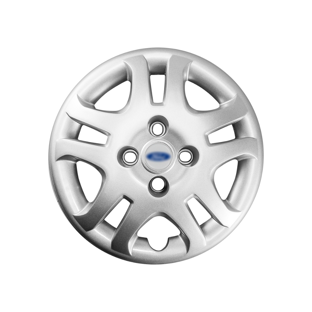 Calota Prata Aro 14 Modelo Ford Fiesta Sedan 2011 2012 2013