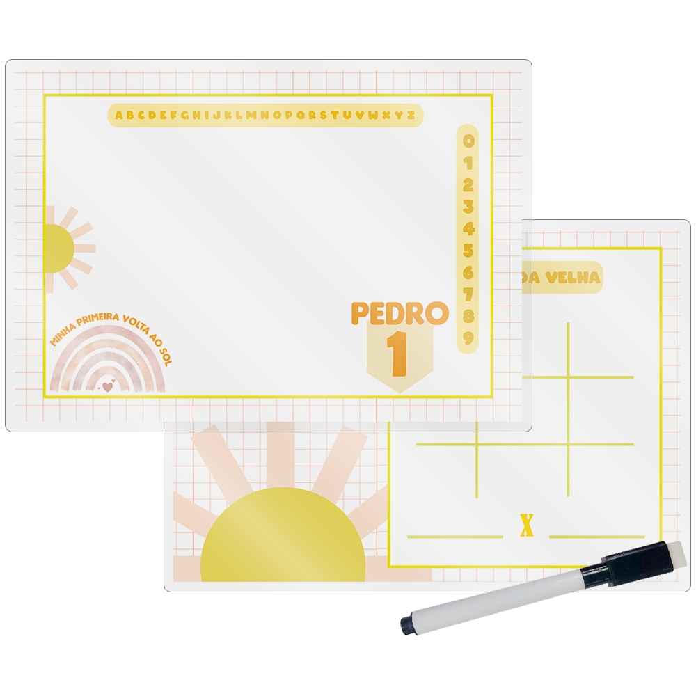 15 Lousa Mágica + Caneta Com Apagador Personalizada Lembrancinha Festa Infantil Raio de Sol Ou Outros em Oferta na Shopee
