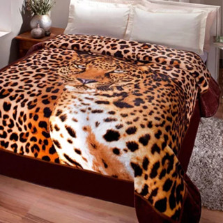Cobertor Casal Jolitex Kyor Raschel Perugia em Oferta na Shopee
