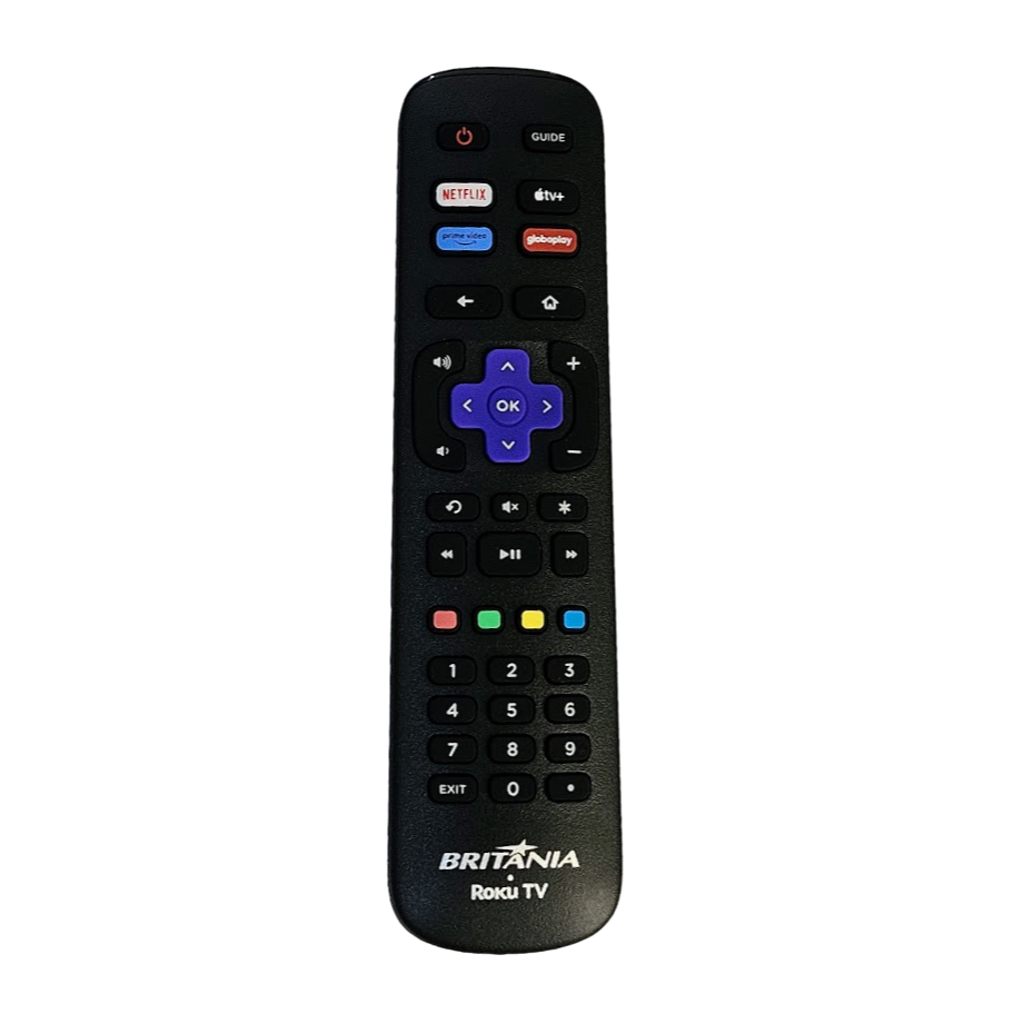 CONTROLE REMOTO para TV BRITANIA ROKU BTV32G7PR2CSBLH