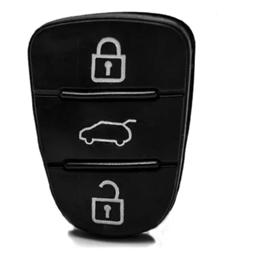 Capa Borracha Chave Hyundai I30 2010 2011 2012 - 3 Botões