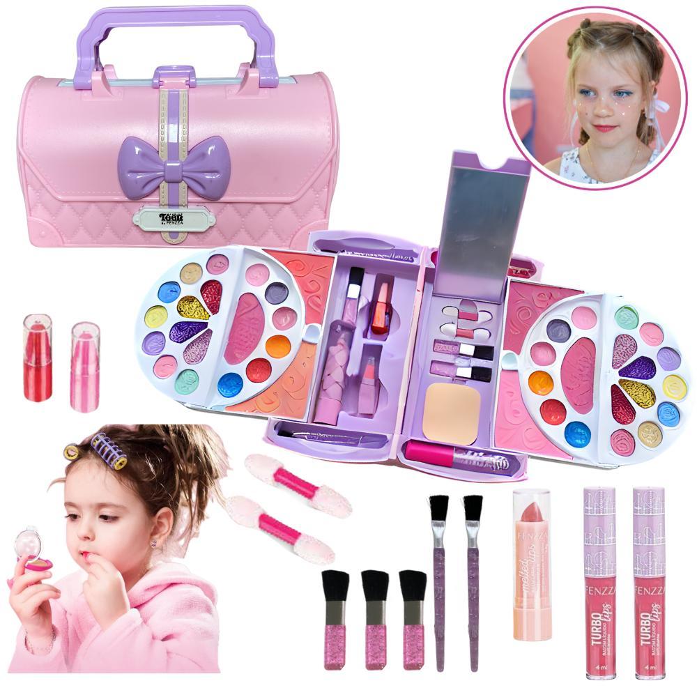 Maleta De Maquiagem Infantil - Kit Maquiagem Infantil Lindo em Oferta na Shopee