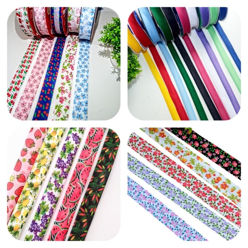 Kit Viés liso ou estampado 10 metros