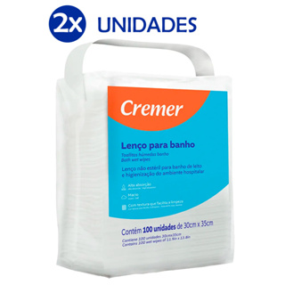 Lenço para Banho e Higiene 200 Unidades | CREMER em Oferta na Shopee