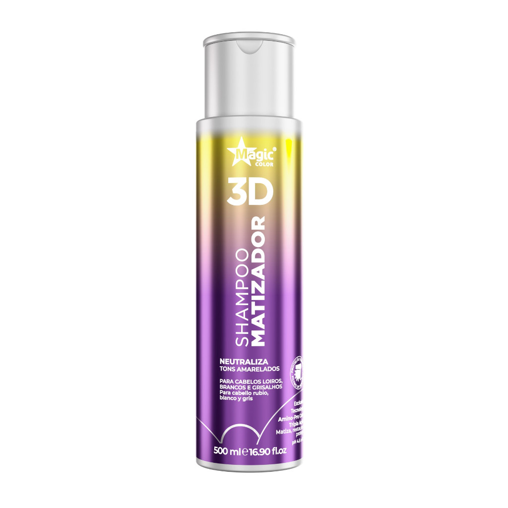 Magic Color 3D Shampoo Matizador - 500ml