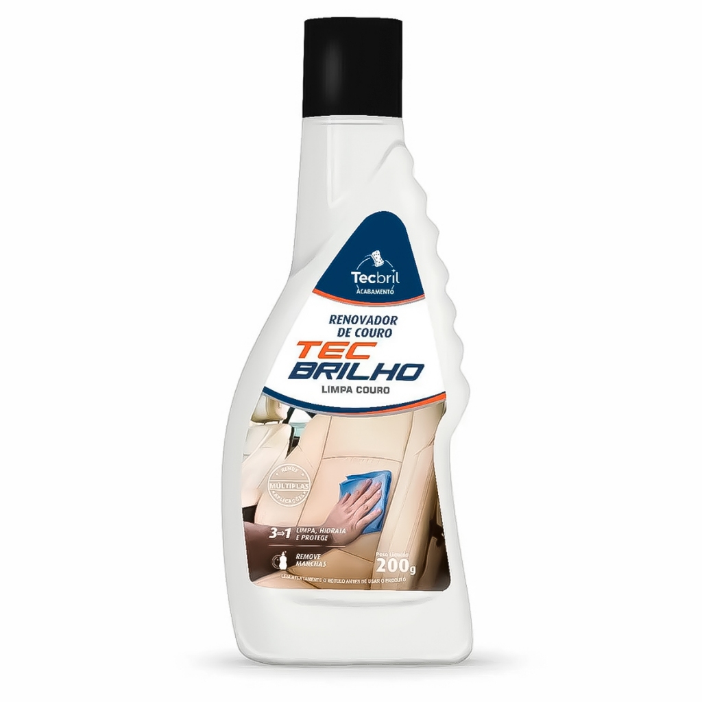 Renovador De Couro 200g Limpa Hidrata Bancos Automotivos Em Geral Plásticos Carro Moto Em Geral em Oferta na Shopee