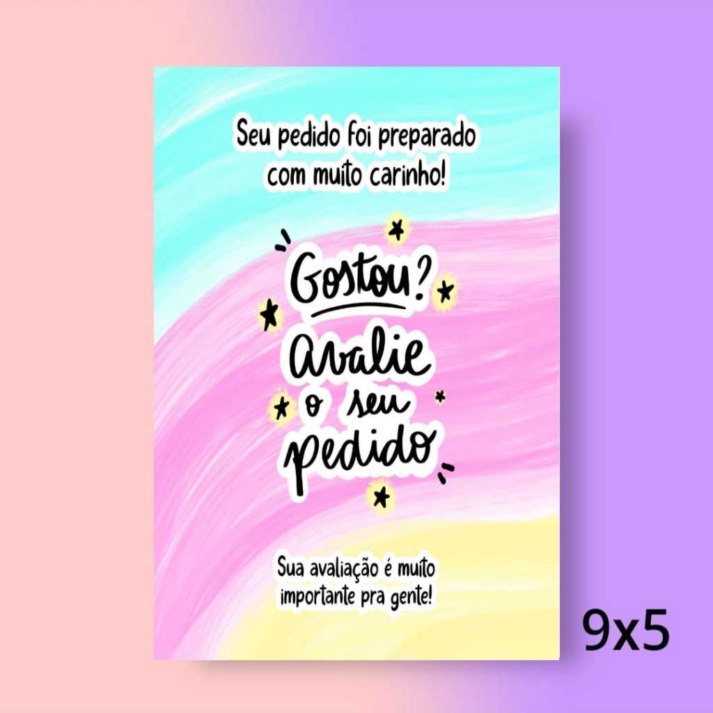 120 unids. Cartão de Agradecimento ao Cliente