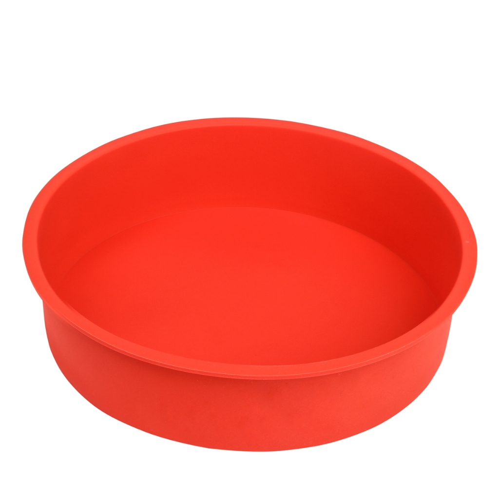 Forma Assadeira Silicone Antiaderente Redonda Bolos Torta Pudim Sobremesa Forno AirFryer Freezer em Oferta na Shopee