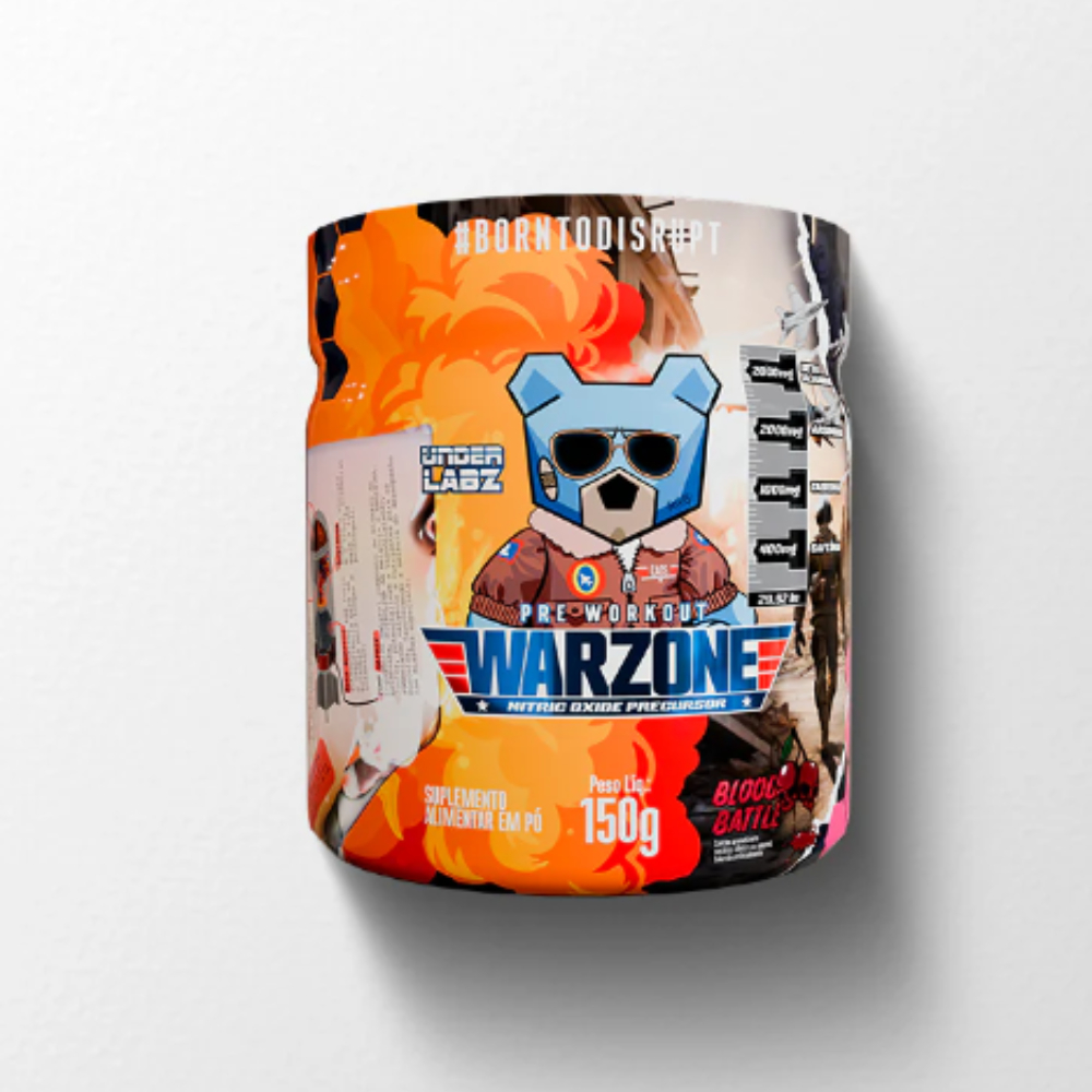 Pré-treino Warzone 150g Under Labz