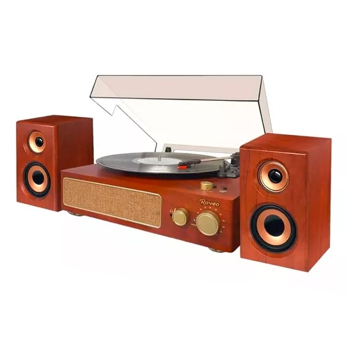 Vitrola Studio Plus 78RPM 50W Marrom Raveo