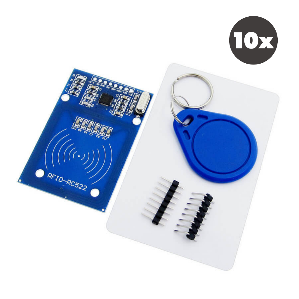 10 x Módulo Leitor Rfid Rc522 13.56mhz