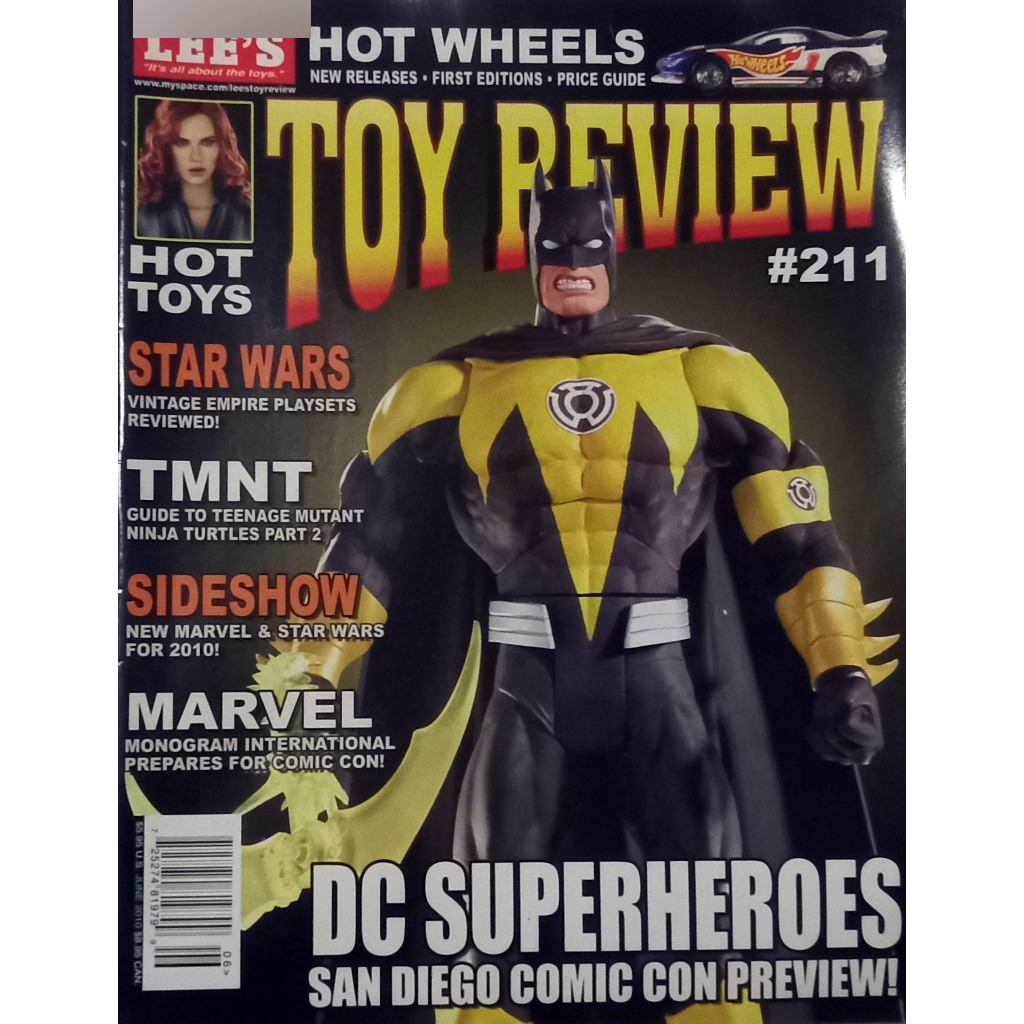 Revista Catálogo Action Figures Toy Review 211 - DC SuperHeroes - Star Wars - TMNT - Sideshow - Marvel - Hot Toys