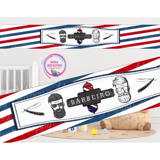 Faixa Adesiva Decorativa Para Barbearia Barbershop Corte de Cabelo Barbeiro Salão de Beleza Adesivo em Oferta na Shopee