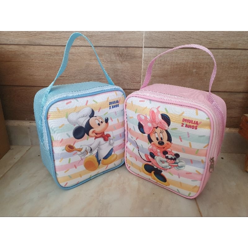 kit 25 maleta personalizada tema minnie e mickey lembrancinhas de aniversário infantil lembrancinhas personalizadas