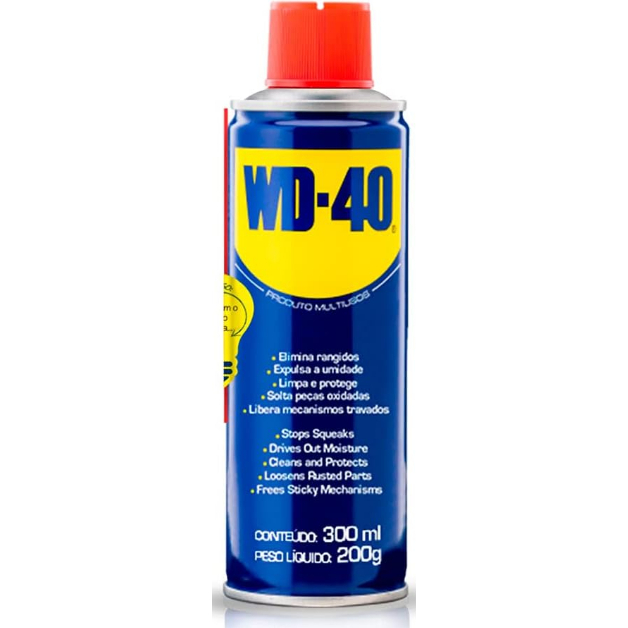 Óleo Lubrificante Desengripante WD-40 Multiuso 300ml Spray Aerosol Original