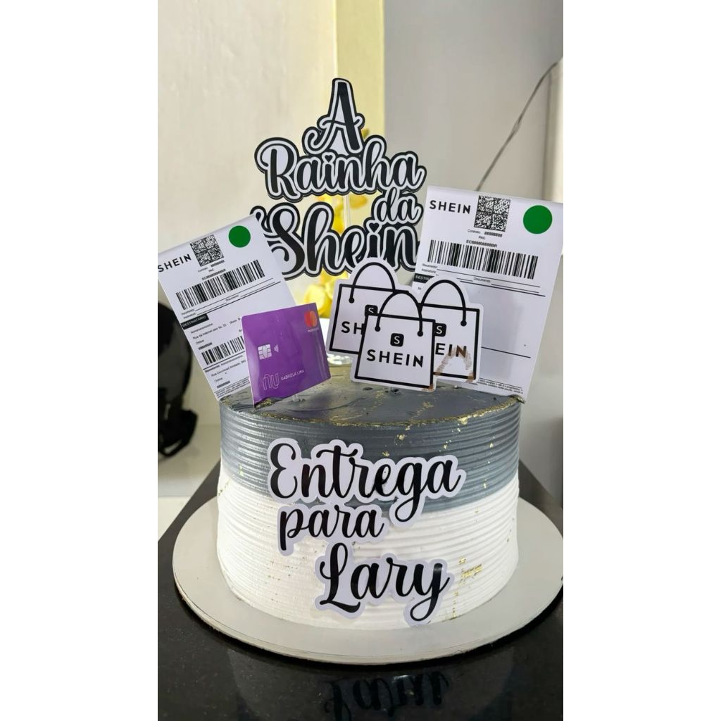Topo de Bolo Shein - Comprar com Melhor Preço em Padaria