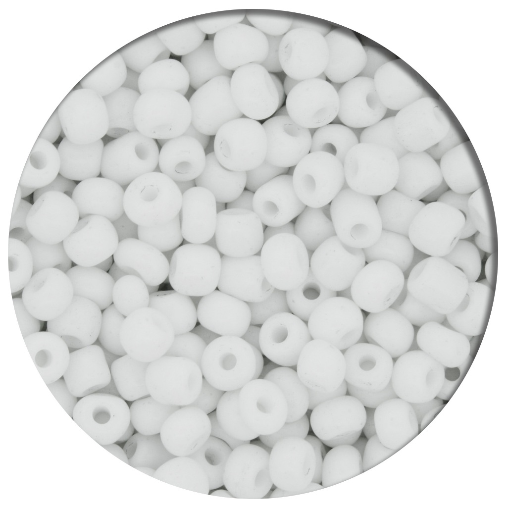 Miçanga Branca Leitosa para Guia 4mm - 50g Aprox. 660 Peças em Oferta na Shopee