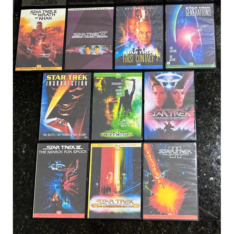 DVD - JORNADA NAS ESTRELAS ( STAR TREK) TODOS OS 10 FILMES CLÁSSICOS