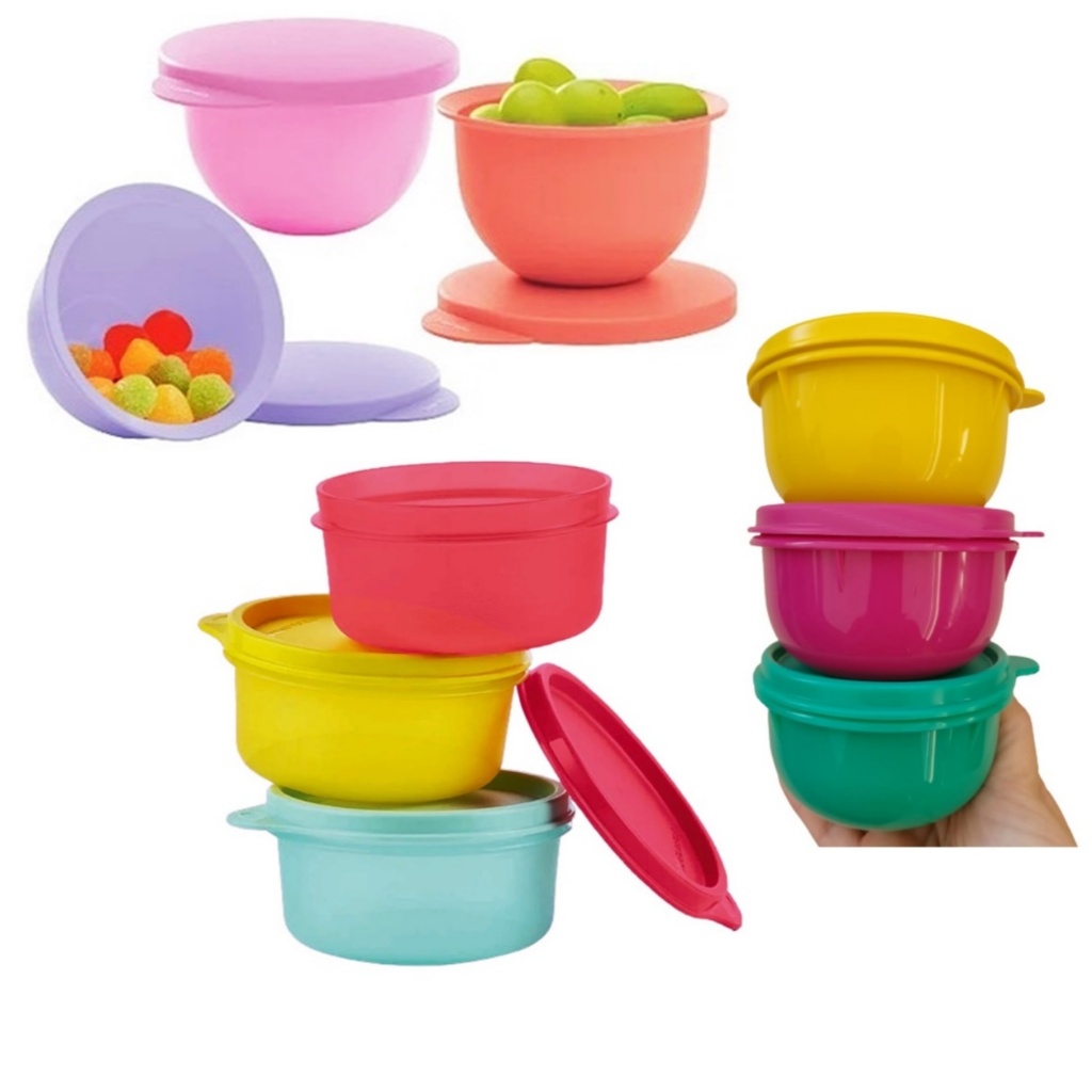 Tupperware Mini Potinhos e Tigelinhas 200ml a 350ml  - Cores Diversas - Unidade