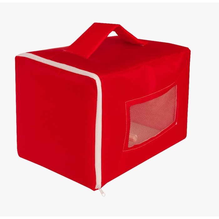 Bolsa Transporte Pet Para Calopsita Maleta Aves Com Poleiro Tam. Médio