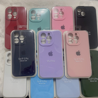 Capa capinha cilicone aveludado alto qualidade com proteção de câmera para iPhone 15/15pro/15promax em Oferta na Shopee