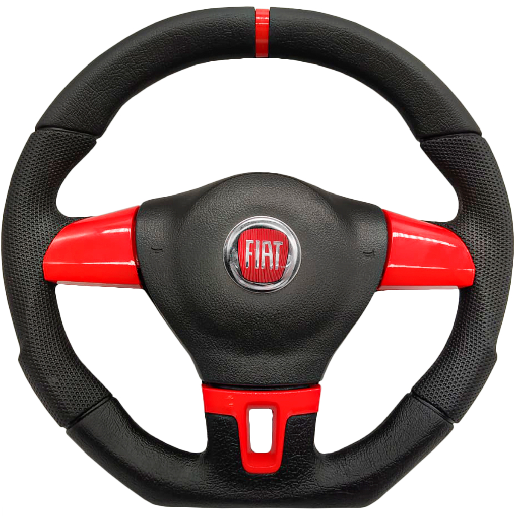 VOLANTE ESPORTIVO JETTA MKR VERMELHO FERRARI PALIO SIENA DUCATO UNO MAREA BRAVA FIORINO ELBA STILO STRADA