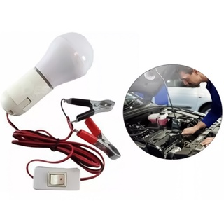 Lâmpada De Emergência Automotiva Com Garras Para Bateria LED 5w 6500K 12V Carro Veículo em Oferta na Shopee