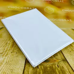 10~50 TOALHAS P/ MESA FESTA BRANCA BOPP PEROLA 78X78 INOVE (CHOCO)