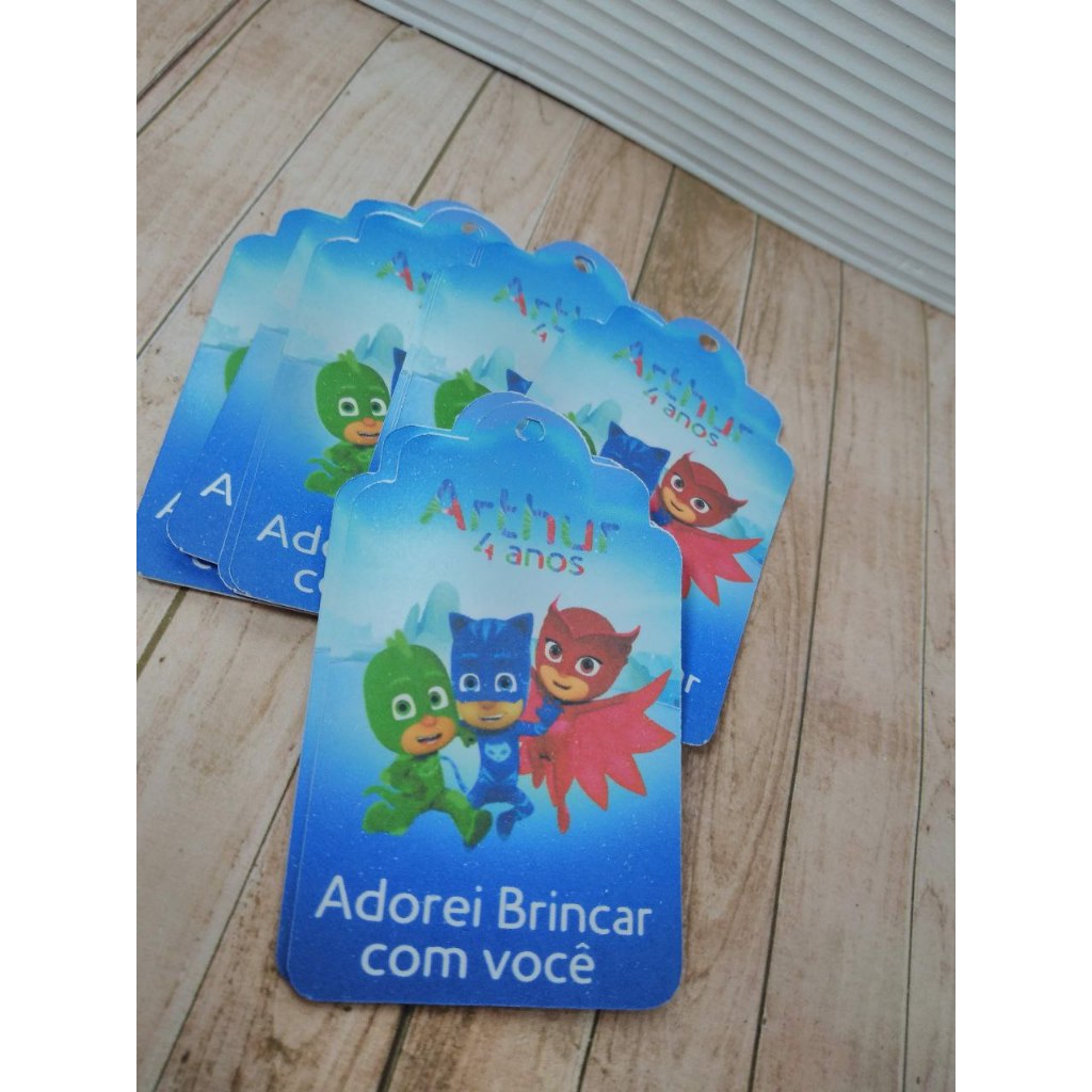 Tag Agradecimento Pj Masks