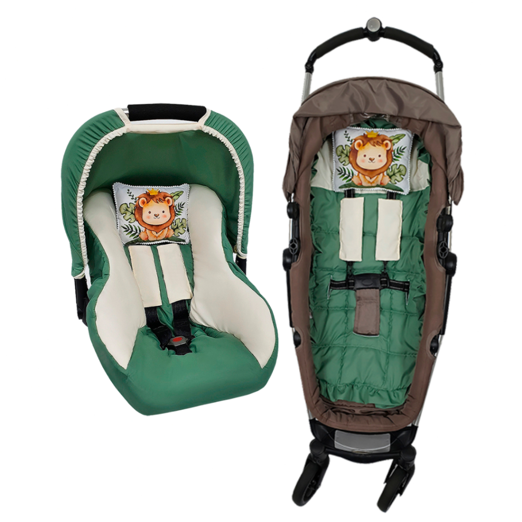 Capa Para Bebe Conforto E Capa De Carrinho - Varias Estampas Universal