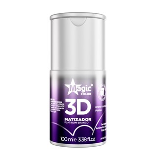 Matizador 3D Magic Color Platinum Branco - Efeito Platinado - 100ml em Oferta na Shopee
