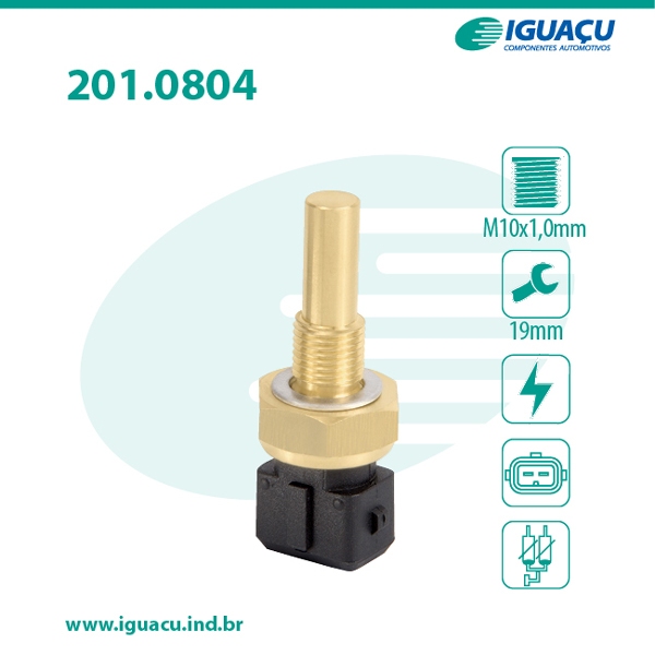 Sensor Temperatura Gol Escort Logus Santana 2.0 8v Motor Ap 804