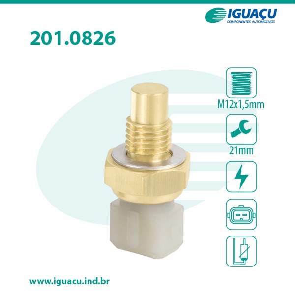 Sensor Temperatura New Beetle 1.6 / Audi 201.0826
